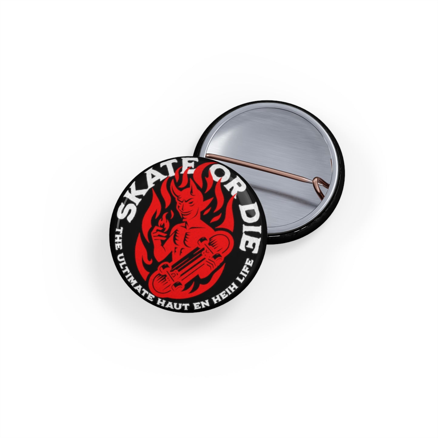 HH - Skate Devil Round Pins