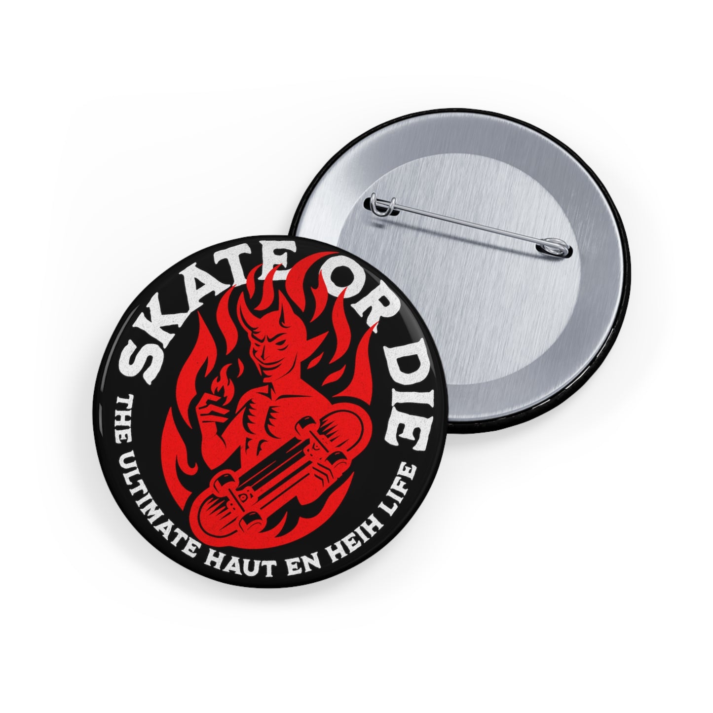 HH - Skate Devil Round Pins