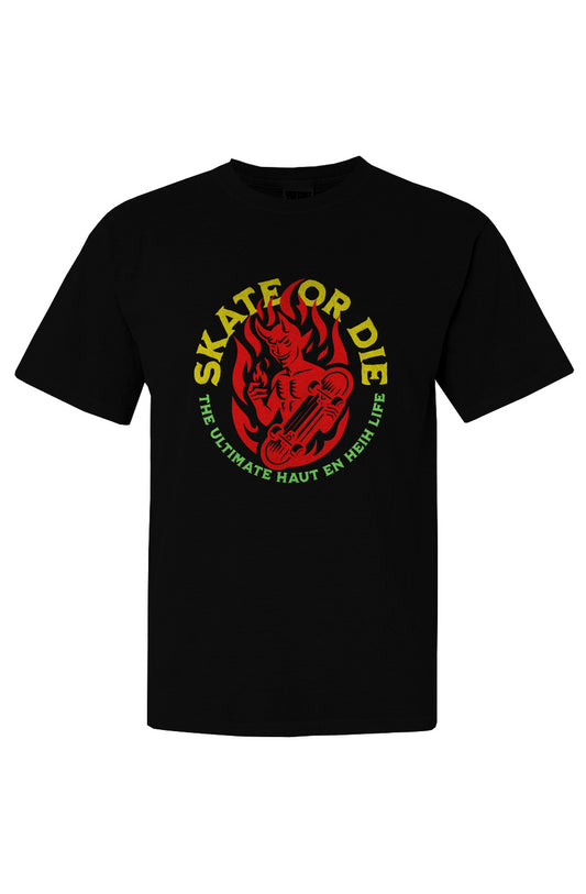 HH - Devil Skate Rasta Heavyweight T Shirt